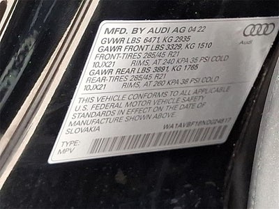 2022 Audi Q8 55 Premium quattro