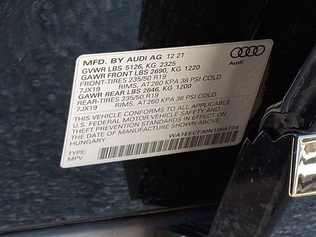 2022 Audi Q3 Premium Plus S Line quattro