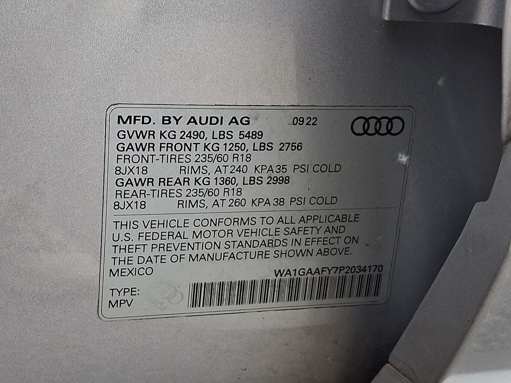 2023 Audi Q5 45 S line Premium quattro