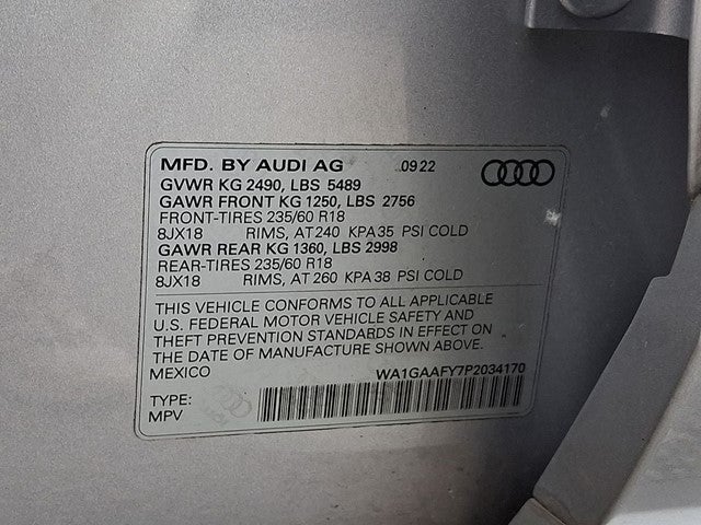 2023 Audi Q5 45 S line Premium quattro