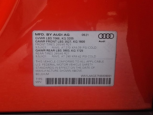 2022 Audi e-tron Premium Plus quattro