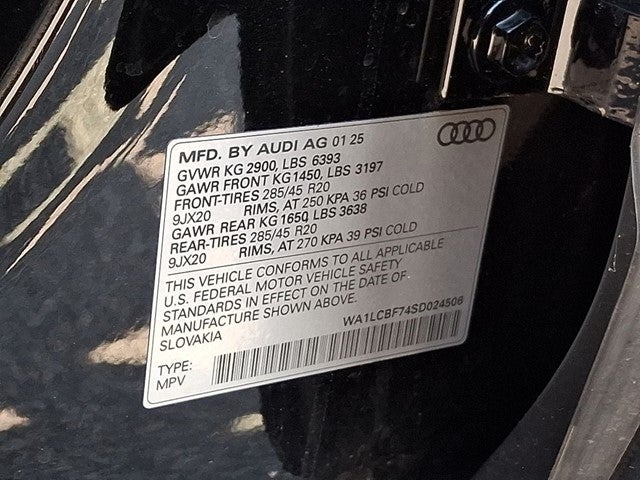 2025 Audi Q7 45 Premium Plus quattro