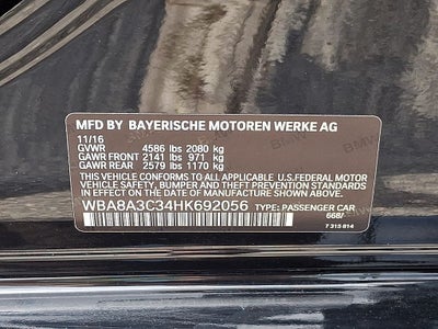 2017 BMW 3 Series 320i xDrive