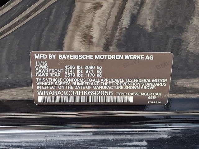 2017 BMW 3 Series 320i xDrive