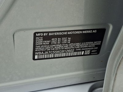 2019 BMW 5 Series 530i xDrive