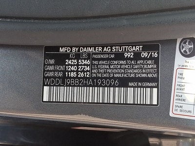 2017 Mercedes-Benz CLS CLS 550 4MATIC®