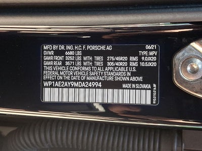 2021 Porsche Cayenne E-Hybrid Base