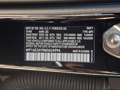 2021 Porsche Cayenne E-Hybrid Base