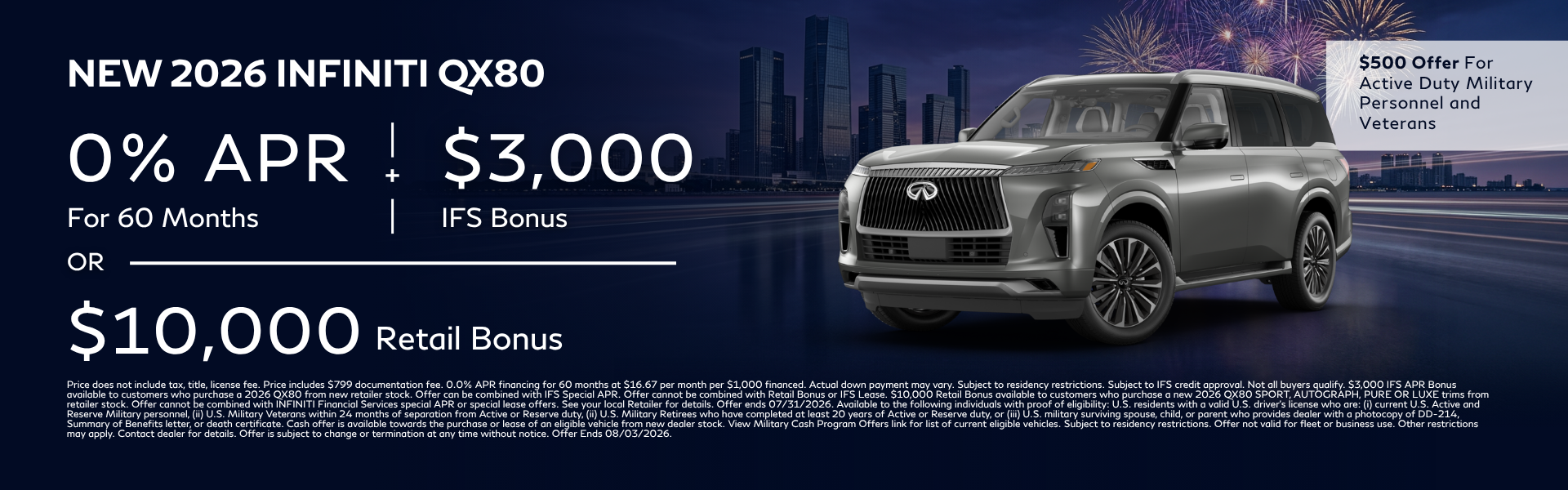 New 2026 INFINITI QX80