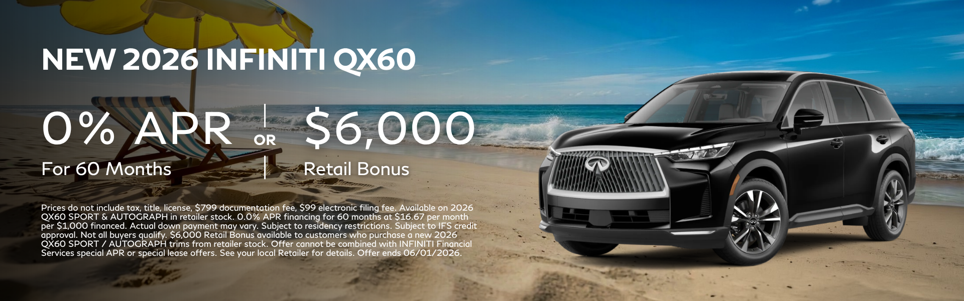 New 2026 INFINITI QX60