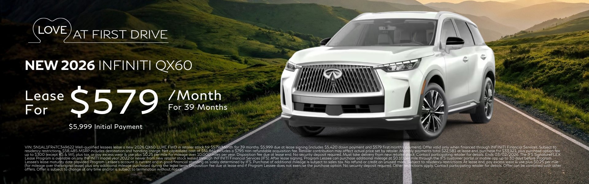 New 2026 INFINITI QX60