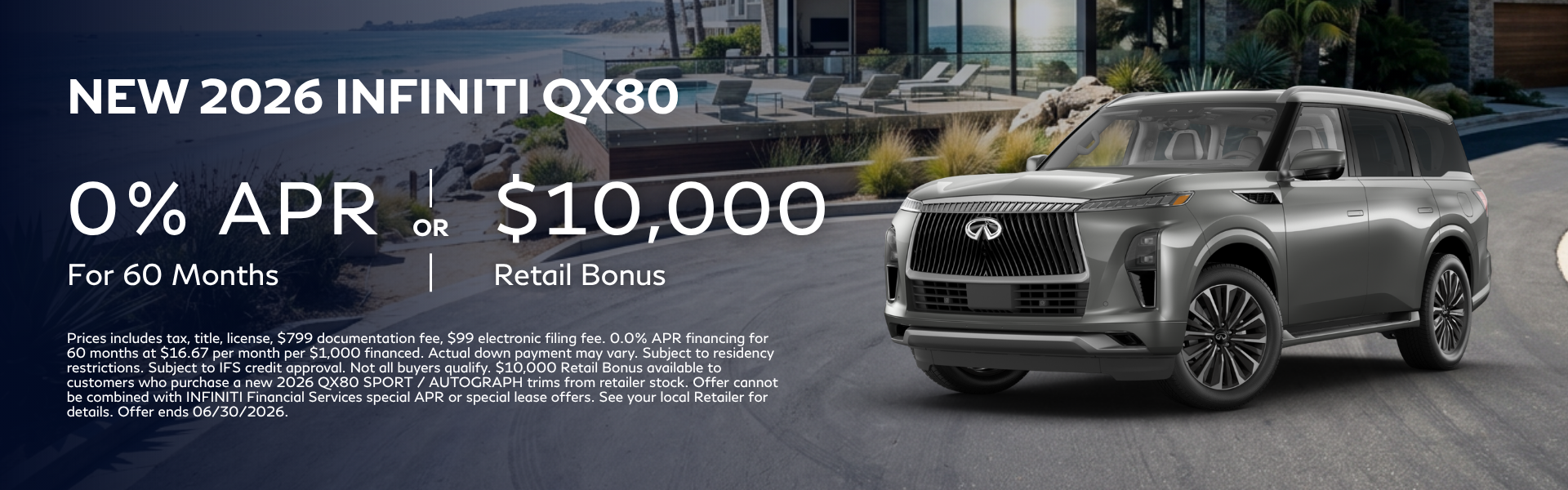 New 2026 INFINITI QX80