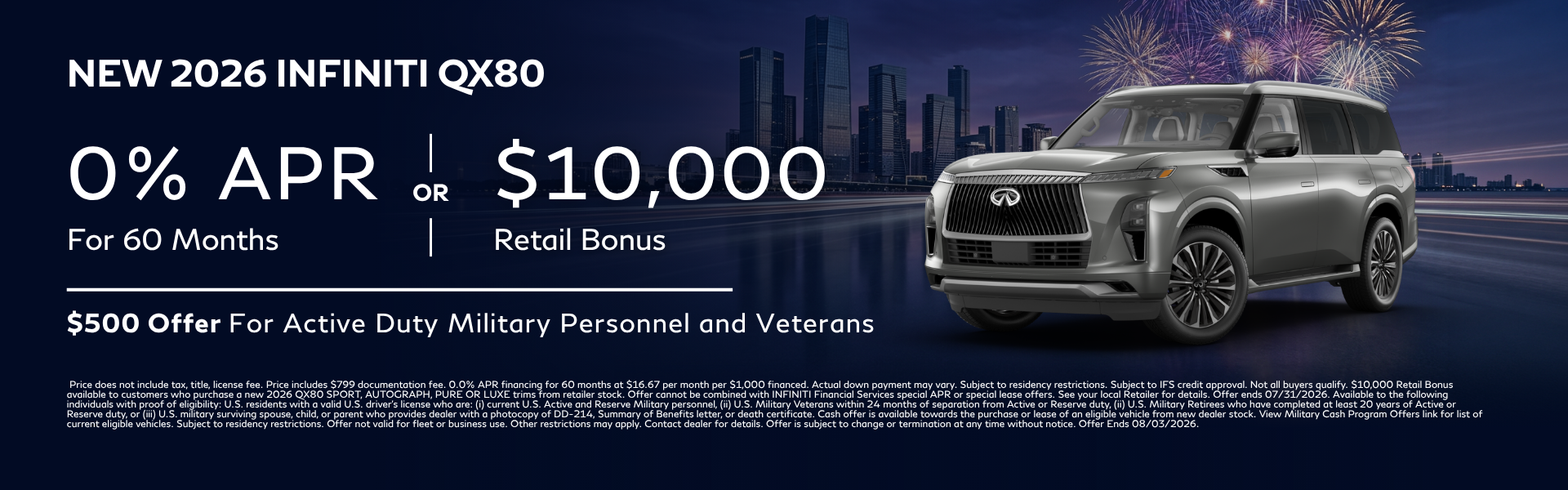 New 2026 INFINITI QX80