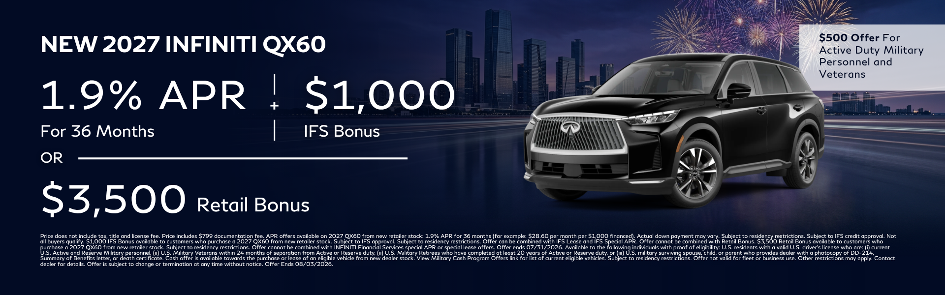New 2027 INFINITI QX60