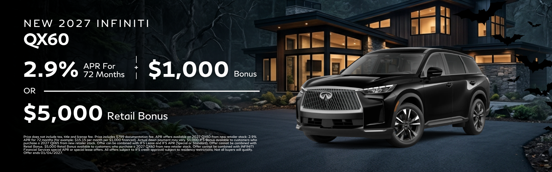 New 2027 INFINITI QX60