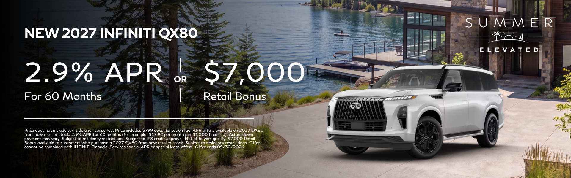 New 2027 INFINITI QX80