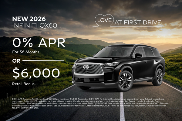New 2026 INFINITI QX60