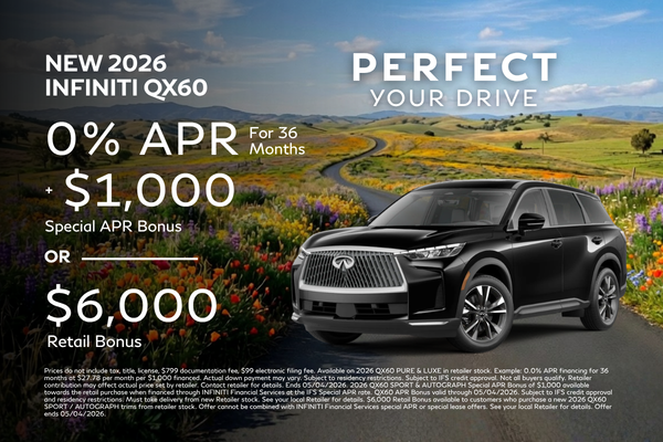 New 2026 INFINITI QX60
