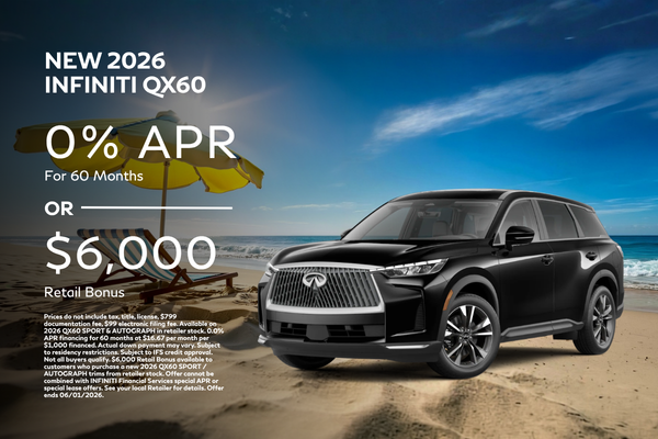 New 2026 INFINITI QX60