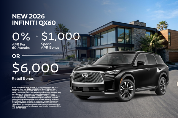 New 2026 INFINITI QX60