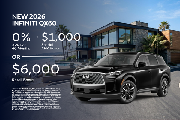 New 2026 INFINITI QX60