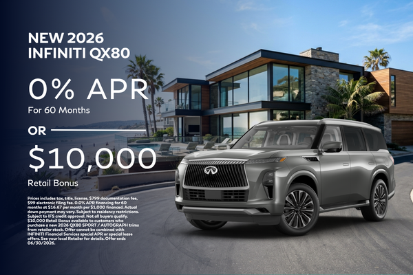 New 2026 INFINITI QX80