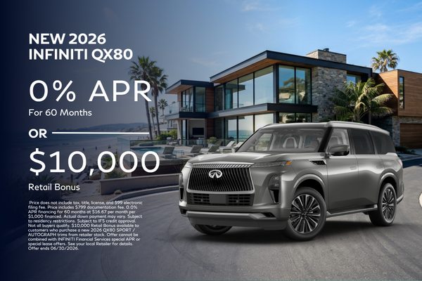 New 2026 INFINITI QX80