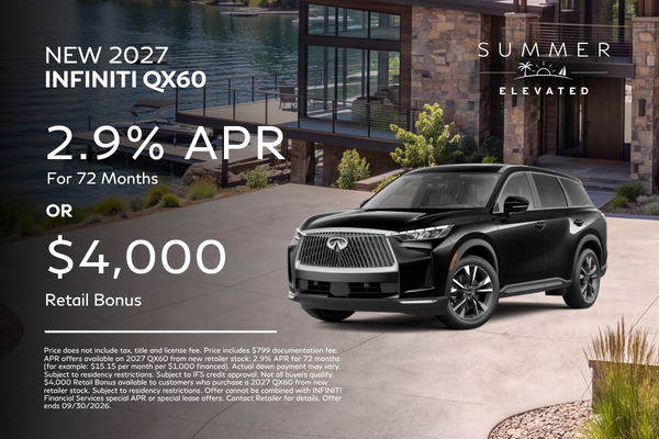 New 2027 INFINITI QX60