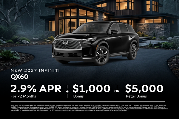 New 2027 INFINITI QX60