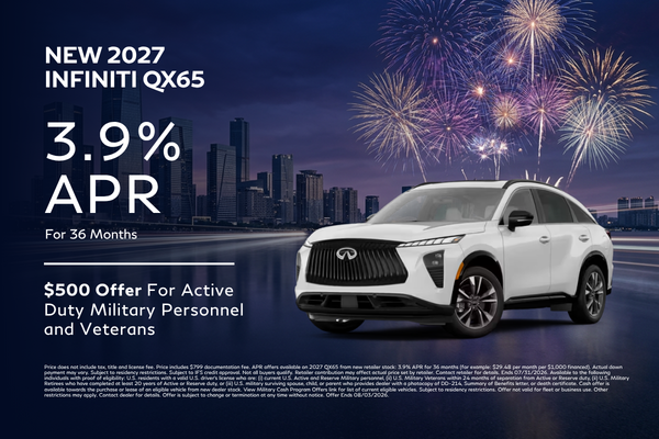 New 2027 INFINITI QX65