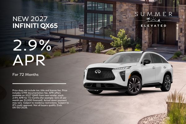 New 2027 INFINITI QX65