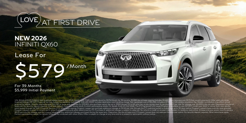 New 2026 INFINITI QX60