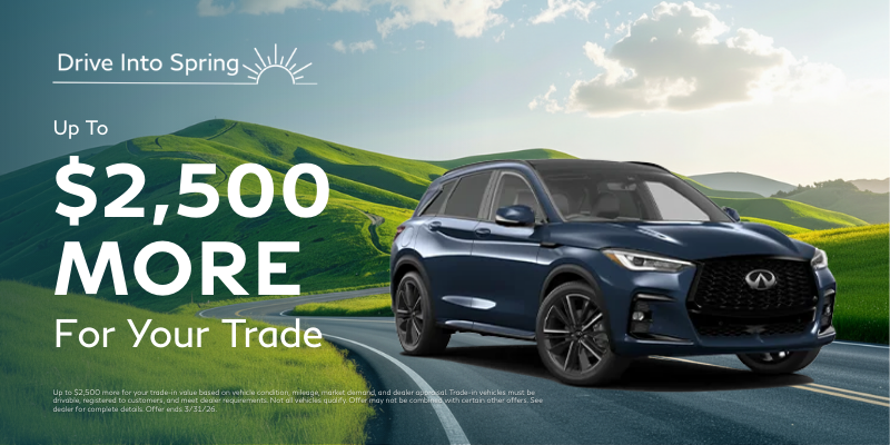 Up To $2,500 More for Your Trade 