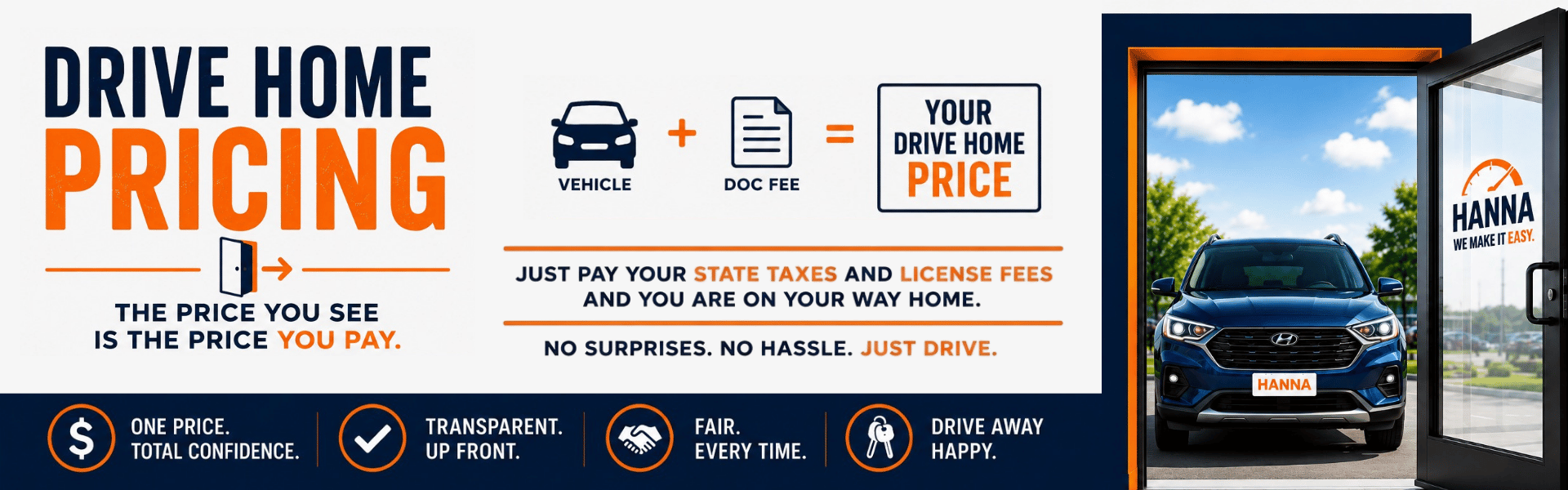 Drive Home Pricing 